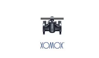 Válvula de compuerta industrial Xomox de alta resistencia para control de flujo en procesos químicos